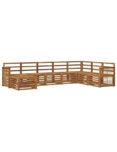 Set di divani da esterno 6 pcs Naturale