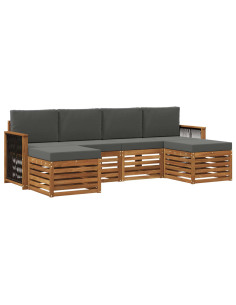 Set divani Legno di Acacia Massello