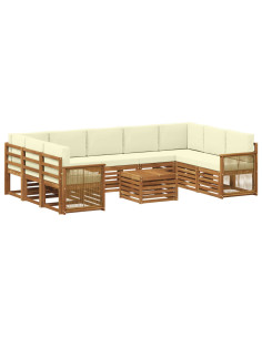 Set divani Legno di Acacia Massello