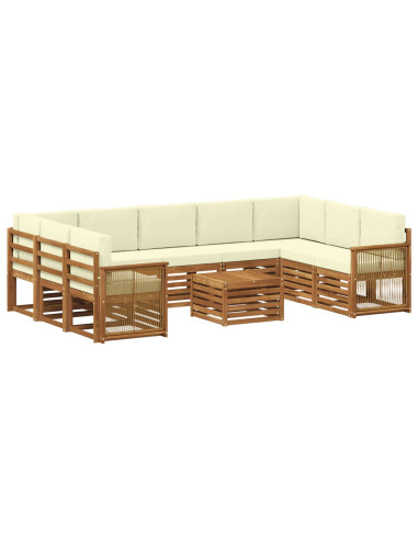 Set divani Legno di Acacia Massello