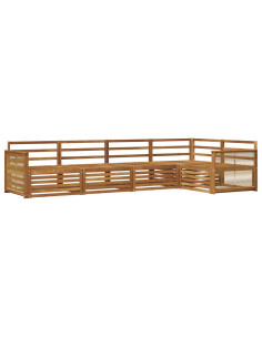 Set di divani da esterno 5 pcs Naturale