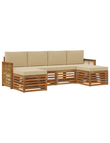 Set divani Legno di Acacia Massello