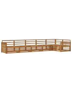 Set di divani da esterno 6 pcs Naturale