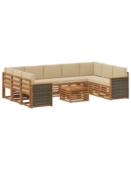 Set divani Legno di Acacia Massello