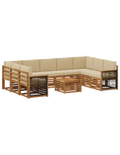 Set divani Legno di Acacia Massello