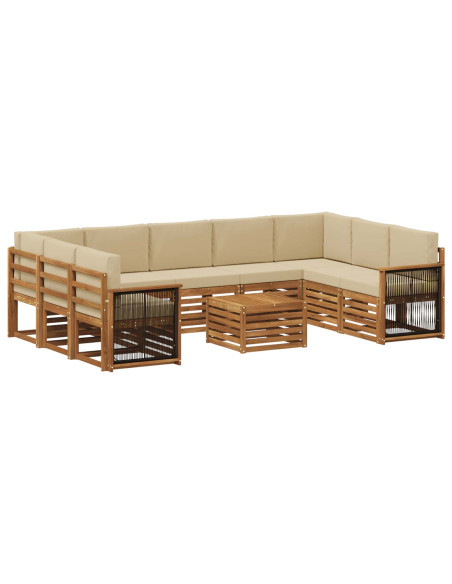 Set divani Legno di Acacia Massello