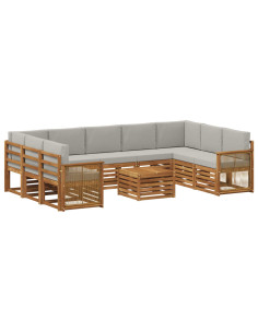Set divani Legno di Acacia Massello