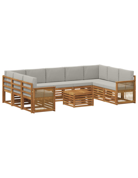 Set divani Legno di Acacia Massello