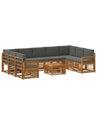 Set divani Legno di Acacia Massello