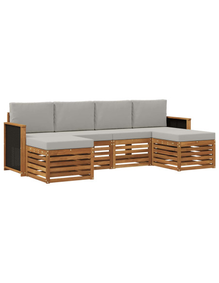 Set divani Legno di Acacia Massello