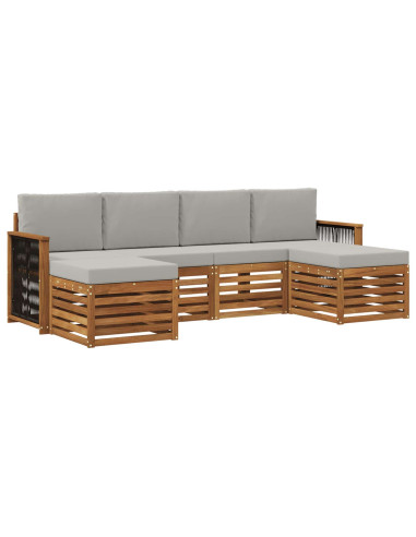 Set divani Legno di Acacia Massello