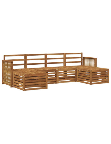 Set divani Legno di Acacia Massello