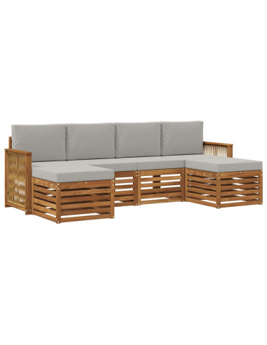 Set divani Legno di Acacia Massello