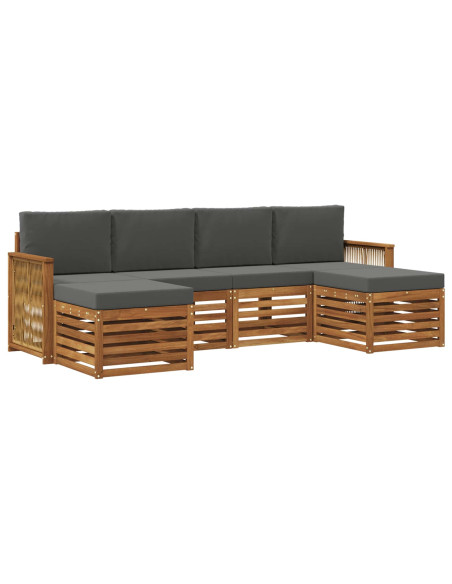 Set divani Legno di Acacia Massello