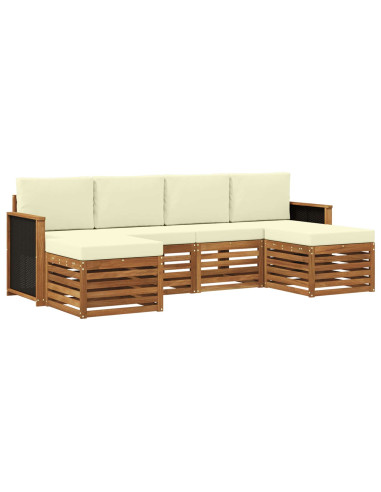 Set divani Legno di Acacia Massello