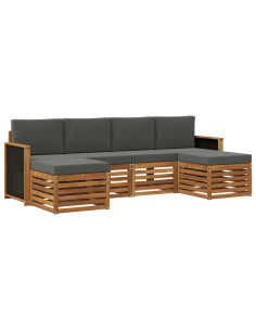 Set divani Legno di Acacia Massello