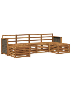 Set divani Legno di Acacia Massello