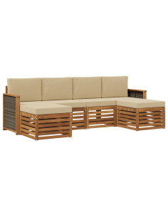 Set divani Legno di Acacia Massello
