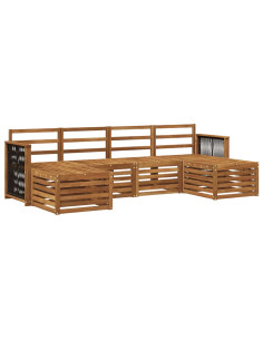 Set divani Legno di Acacia Massello