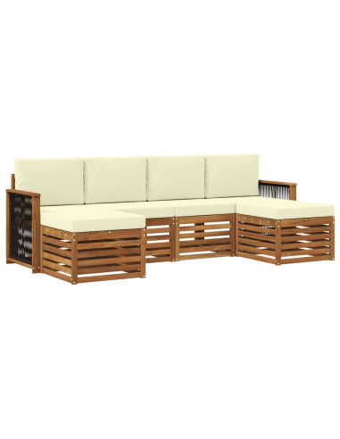Set divani Legno di Acacia Massello