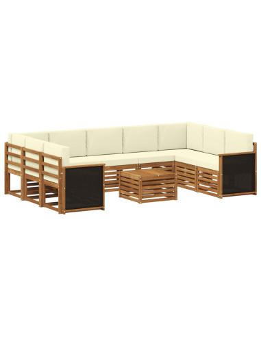 Set divani Legno di Acacia Massello