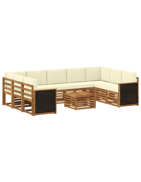 Set divani Legno di Acacia Massello