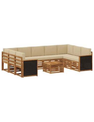 Set divani Legno di Acacia Massello