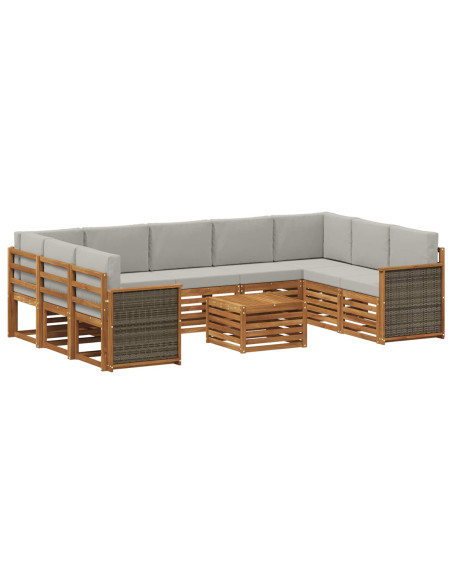 Set divani Legno di Acacia Massello