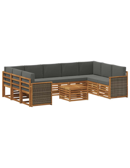 Set divani Legno di Acacia Massello