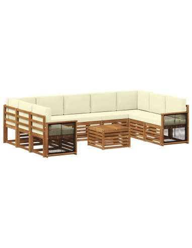 Set divani Legno di Acacia Massello