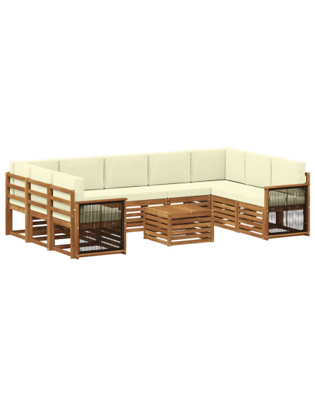 Set divani Legno di Acacia Massello
