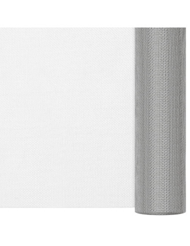 Recinzione in Rete in Acciaio Inossidabile 60x2000 cm Argento