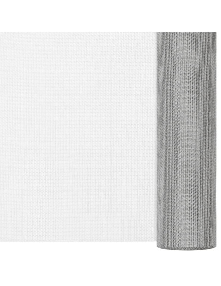 Recinzione in Rete in Acciaio Inossidabile 60x2000 cm Argento