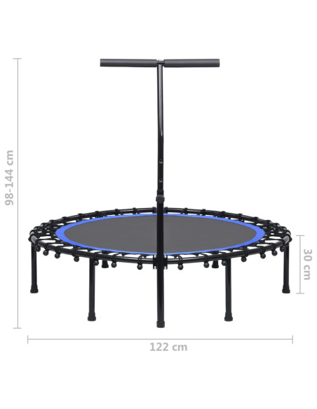 Trampolino da Fitness con Manico 122 cm