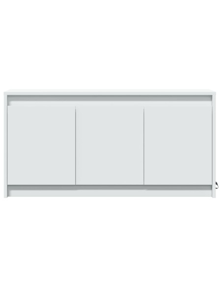 Mobile Porta TV con LED Bianco 100x34x50 cm in Truciolato