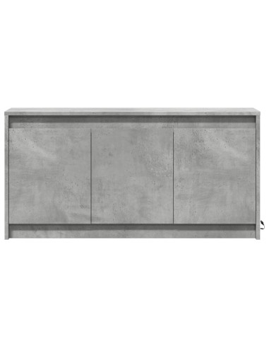 Mobile Porta TV con LED Grigio Cemento 100x34x50 cm Truciolato