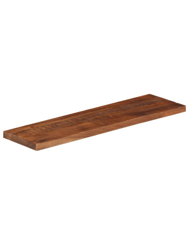 Piano Tavolo 120x30x2,5 cm Rettangolare in Massello di Recupero