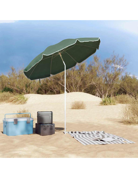 Ombrellone Verde 161 x 161 x 193 cm Poliestere