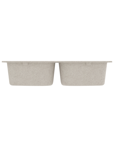 Lavello da cucina Beige 76 x 48 x 30 cm Quarzo e Resina