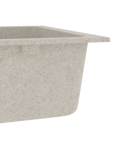 Lavello da cucina Beige 76 x 48 x 30 cm Quarzo e Resina