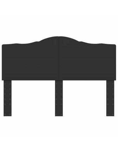 Testiera con testiera Rovere Nero 150 cm Legno multistrato