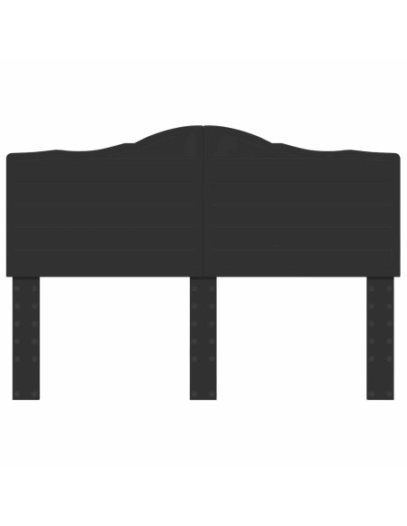 Testiera con testiera Rovere Nero 140 cm Legno multistrato