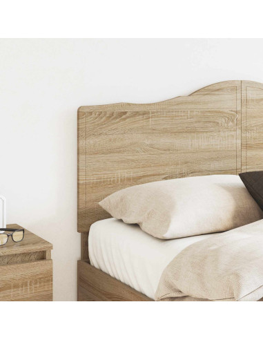 Testiera con testiera Rovere Sonoma 140 cm Legno multistrato