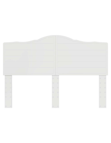 Testiera con testiera Bianco Lucido 140 cm Legno multistrato