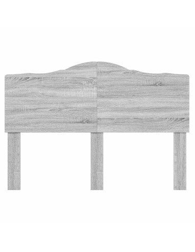 Testiera con testiera Grigio Sonoma 140 cm Legno multistrato