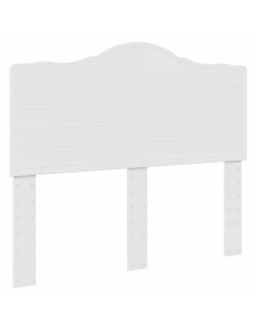 Testiera con testiera Bianco 135 cm Legno multistrato 2