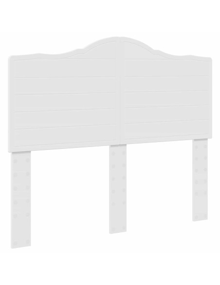 Testiera con testiera Bianco 135 cm Legno multistrato