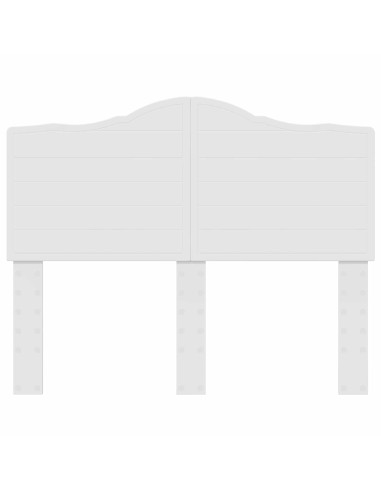 Testiera con testiera Bianco 135 cm Legno multistrato