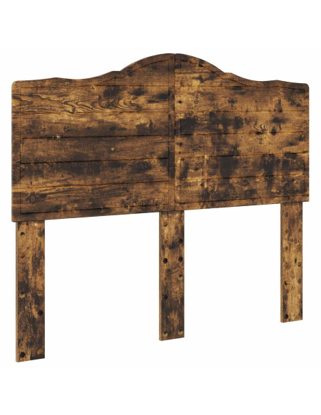Testiera con testiera Rovere fumé 135 cm Legno multistrato