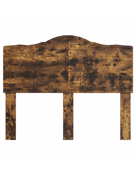 Testiera con testiera Rovere fumé 135 cm Legno multistrato